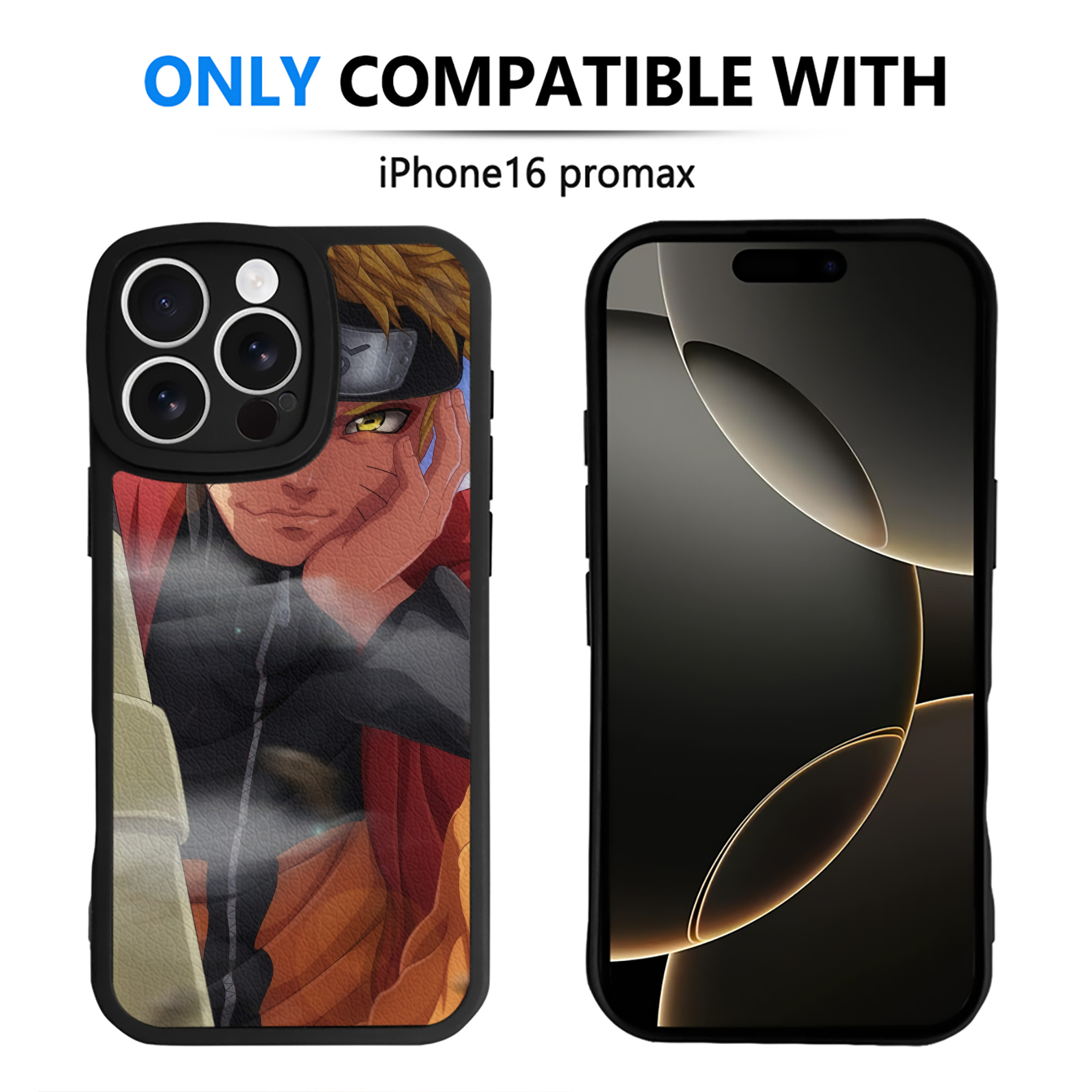 （画像用） NARUTO -ナルト- NARUTO -ナルト- 疾風伝 【iPhone 16シリーズ対応】シリコンスマホケース（レザー調） 材質：シリコン